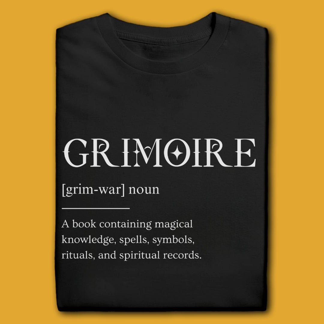 Printify T-Shirt Black / S Grimoire Definition T-Shirt