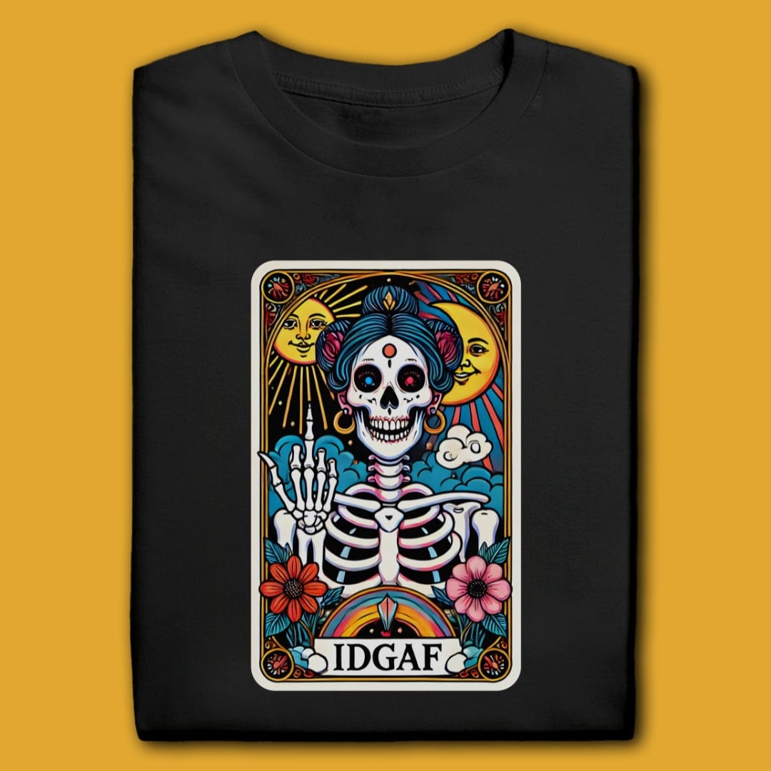 Printify T-Shirt Black / S IDGAF T-Shirt