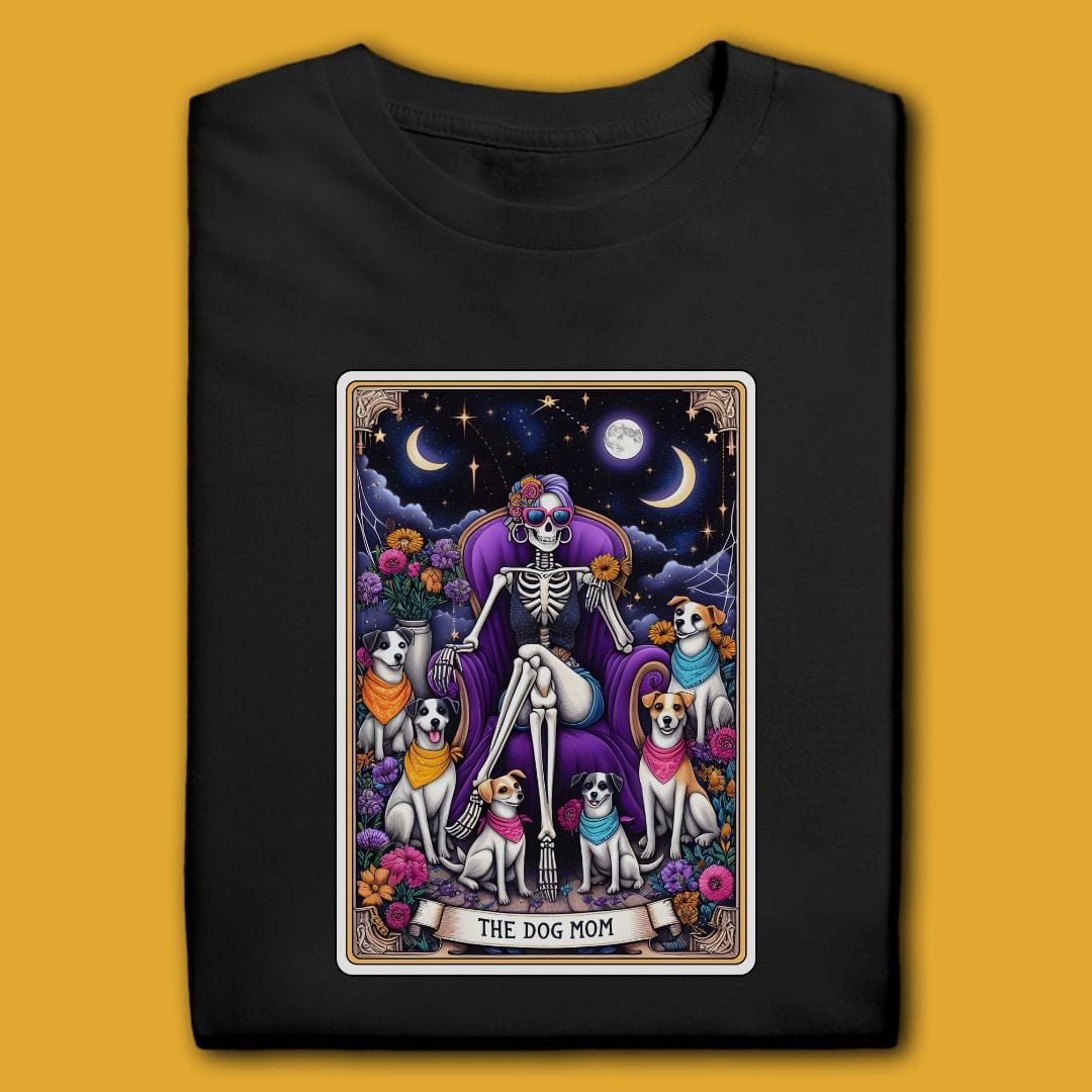 Printify T-Shirt Black / S The Dog Mom T-Shirt