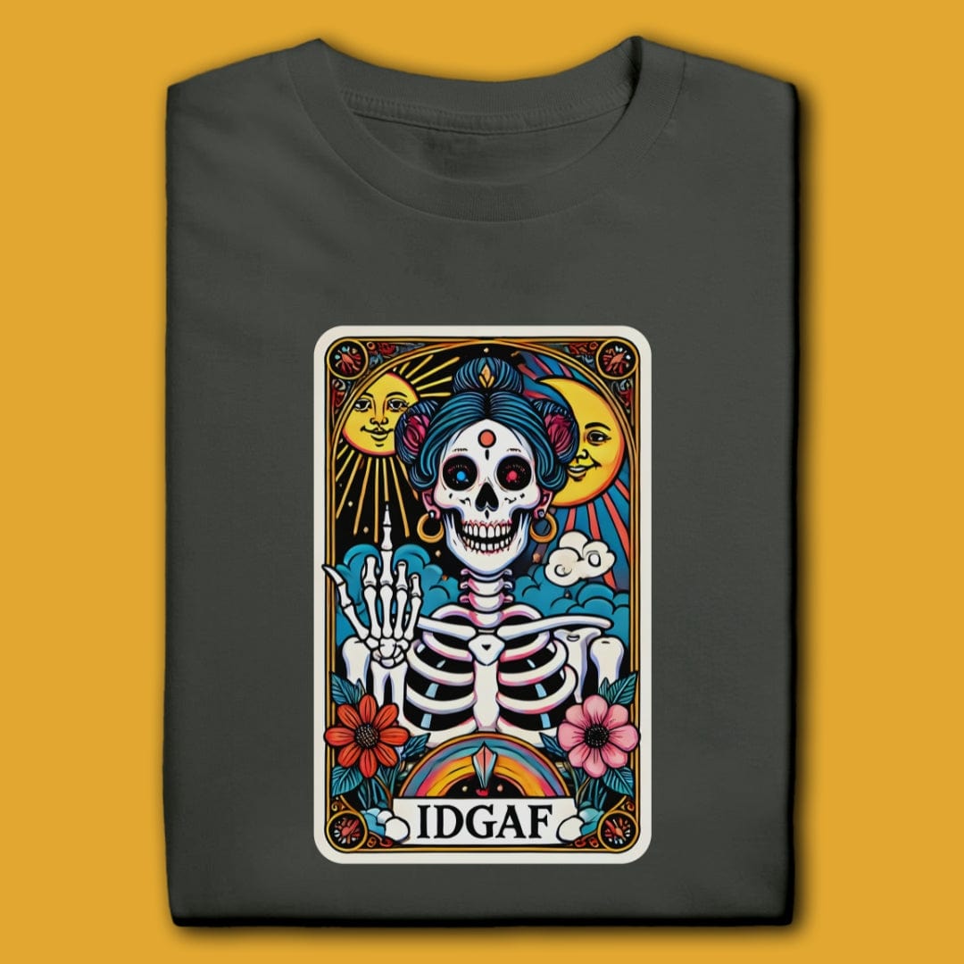 Printify T-Shirt Charcoal / S IDGAF T-Shirt
