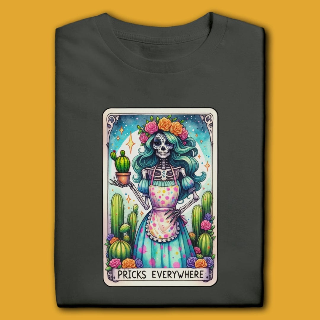 Printify T-Shirt Charcoal / S Pricks Everywhere T-Shirt