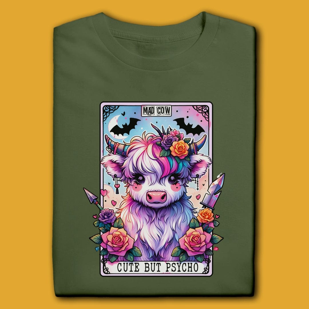 Printify T-Shirt Cute But Psycho T-Shirt