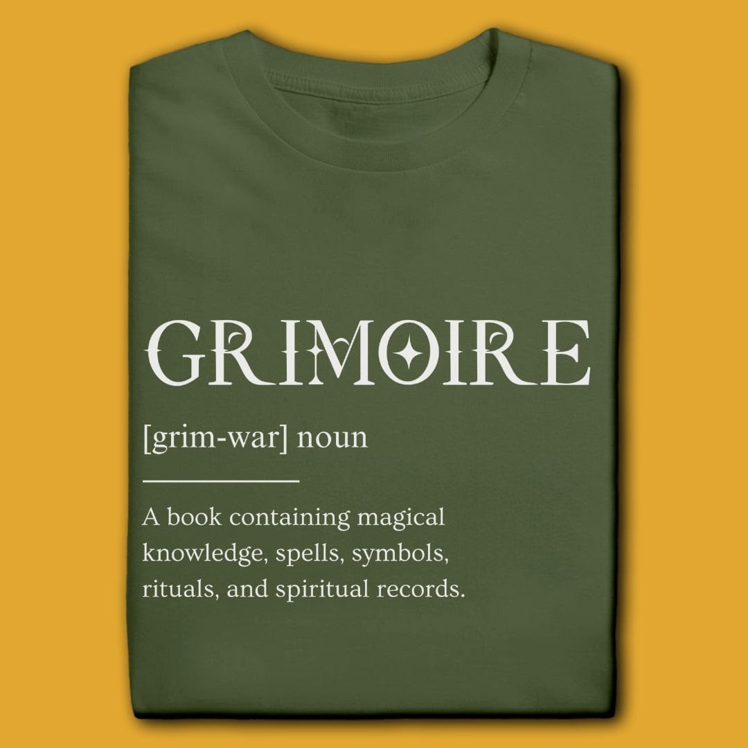 Printify T-Shirt Grimoire Definition T-Shirt