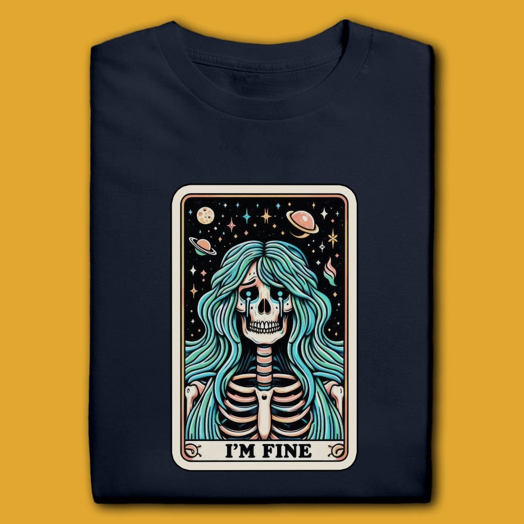 Printify T-Shirt I'm Fine T-Shirt