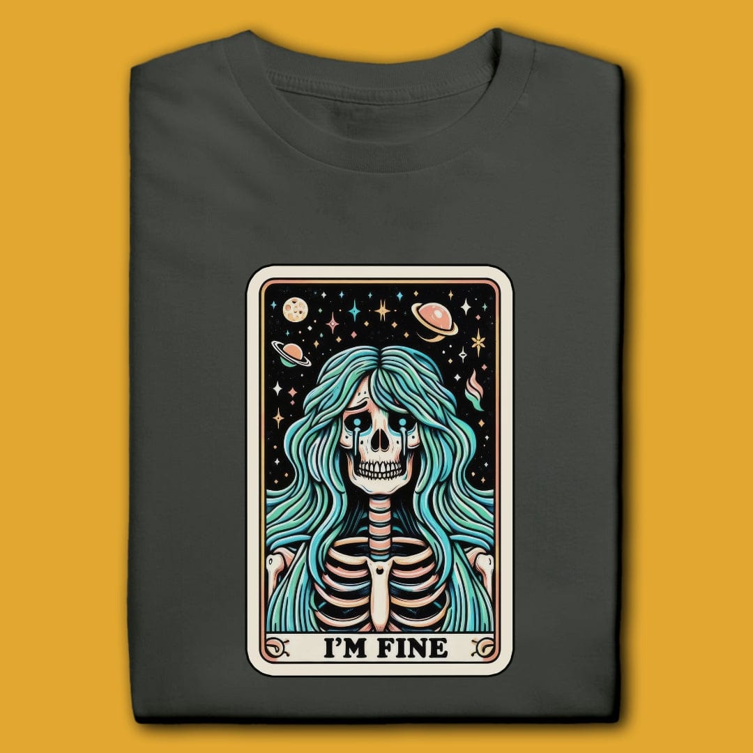 Printify T-Shirt I'm Fine T-Shirt