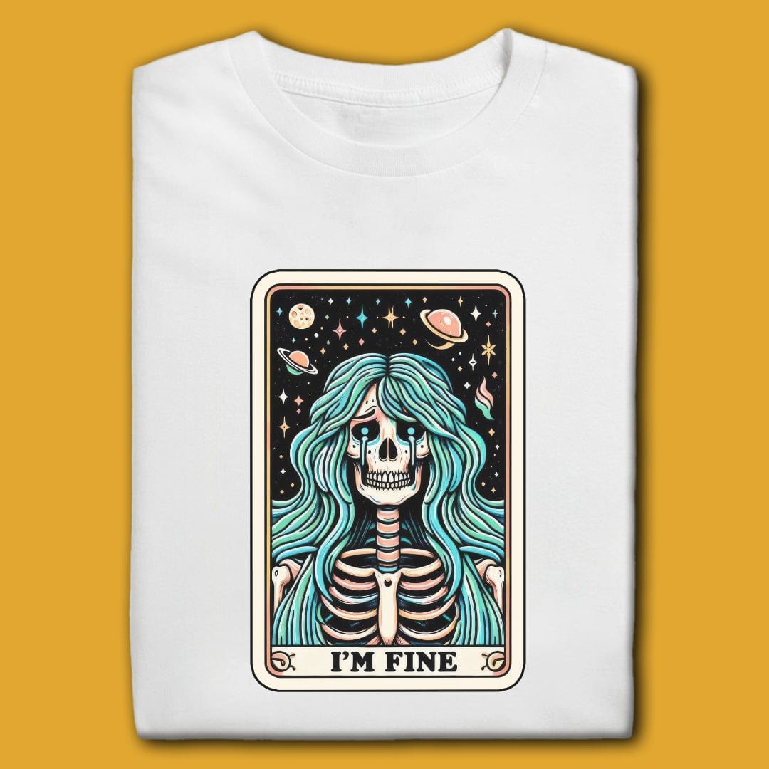 Printify T-Shirt I'm Fine T-Shirt
