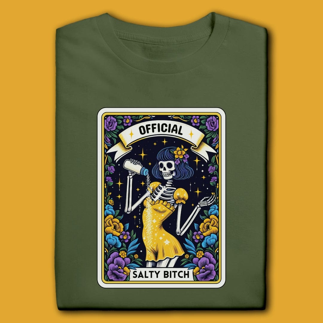 Printify T-Shirt Military Green / S Official Salty Bitch T-Shirt