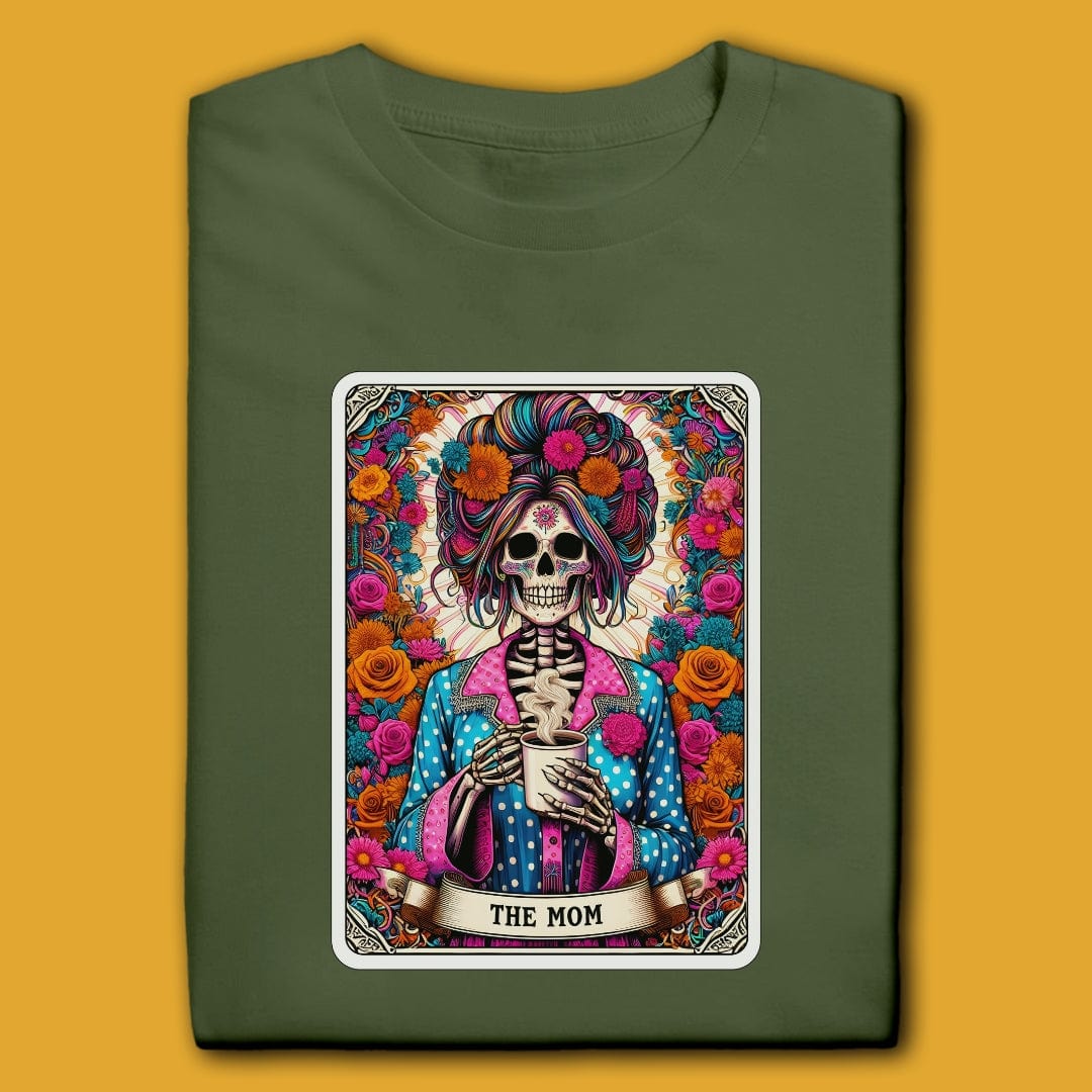 Printify T-Shirt Military Green / S The Mom T-Shirt