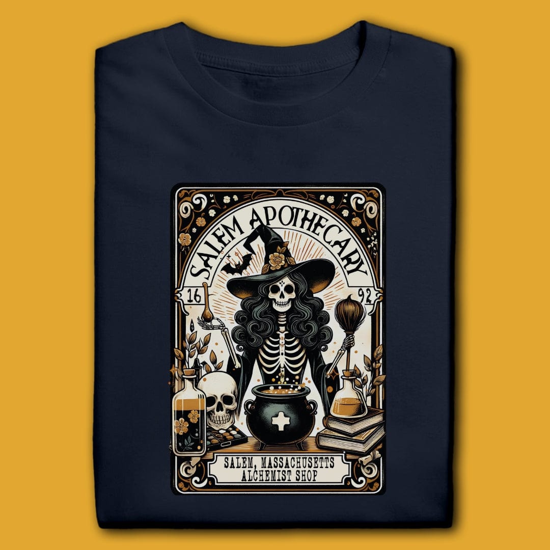 Printify T-Shirt Navy / S Salem Apothecary T-Shirt
