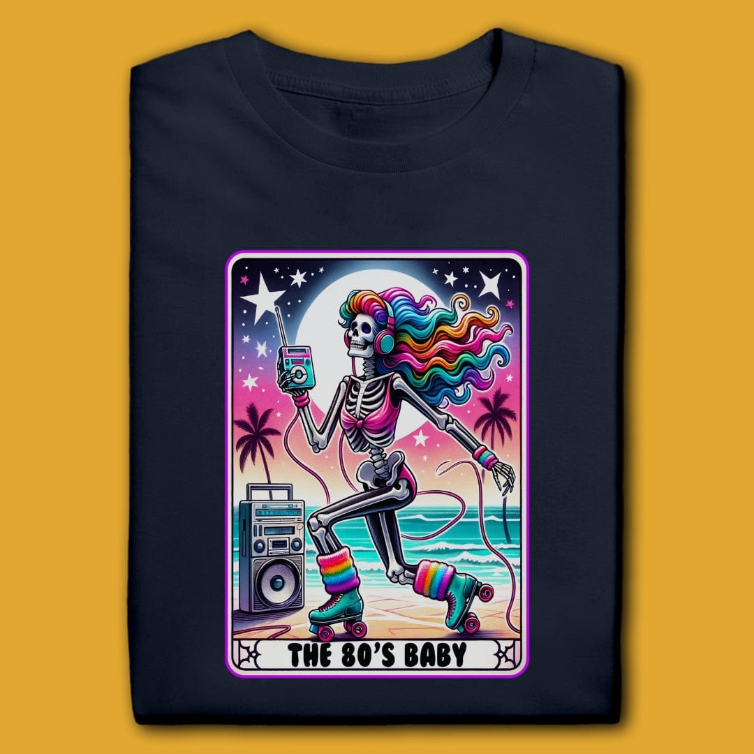 Printify T-Shirt Navy / S The 80's Baby T-Shirt