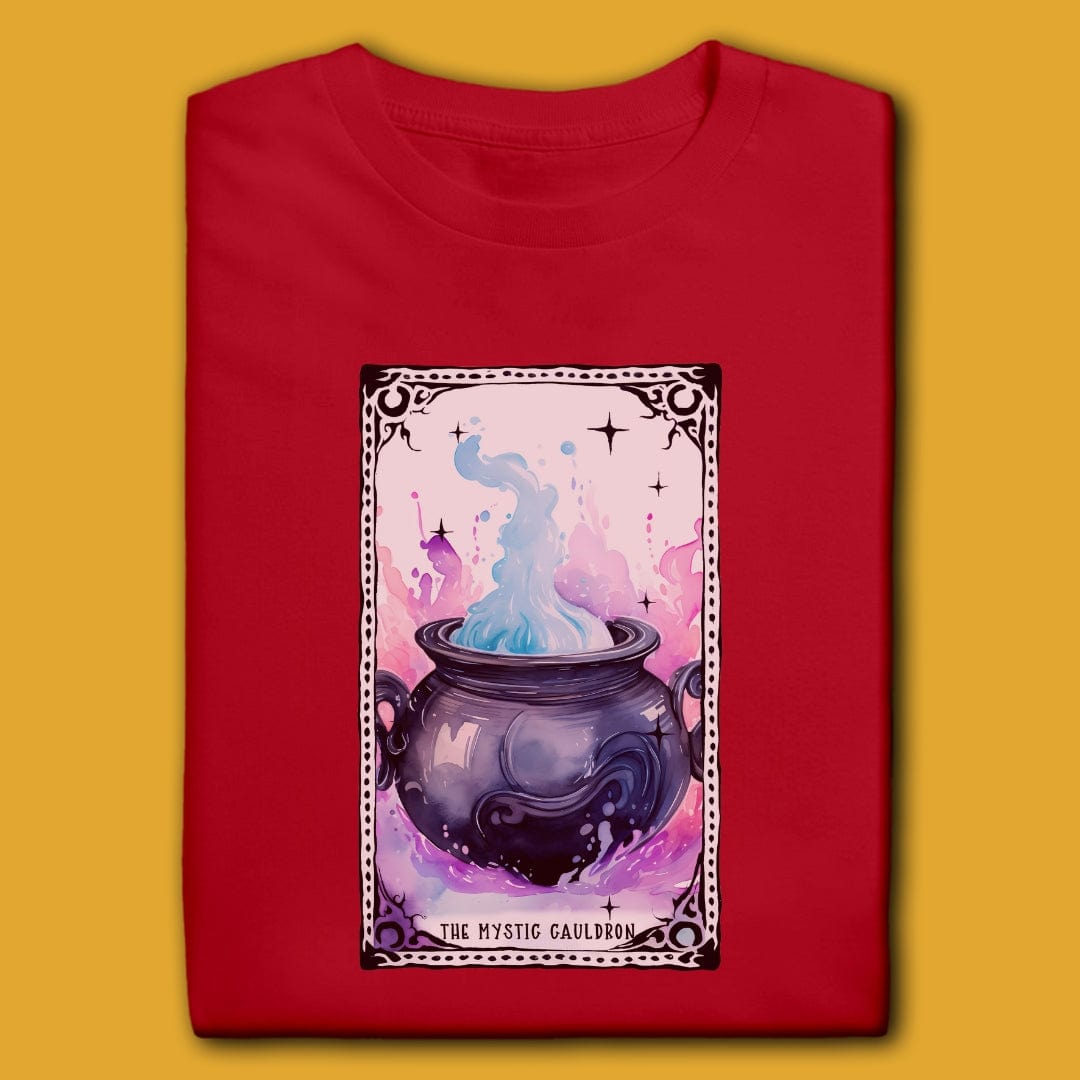 Printify T-Shirt Red / M The Mystic Cauldron T-Shirt