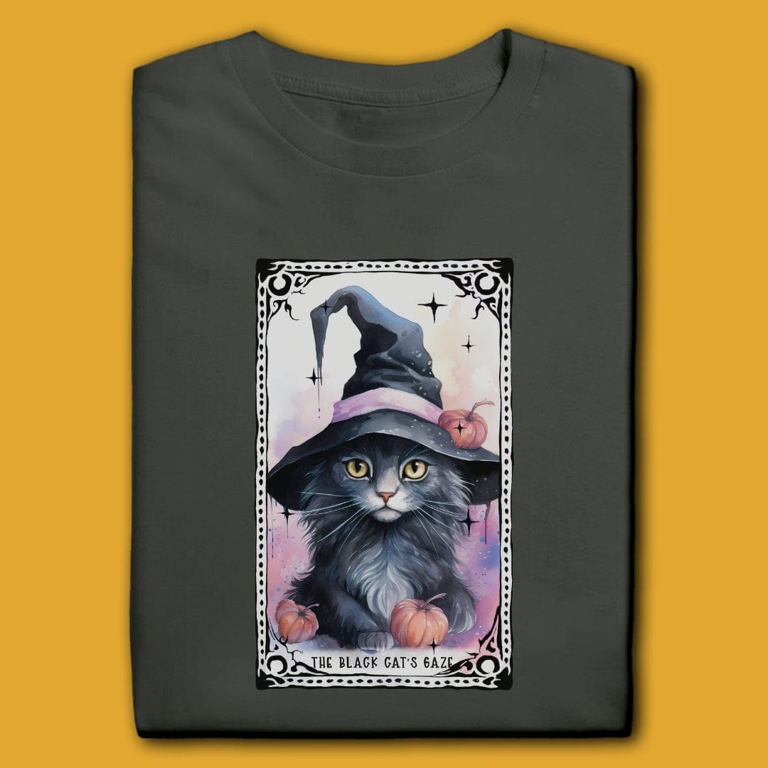 Printify T-Shirt The Black Cat's Gaze T-Shirt
