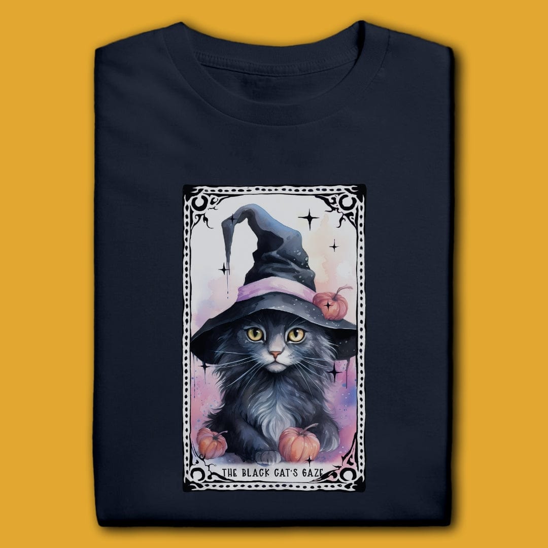 Printify T-Shirt The Black Cat's Gaze T-Shirt