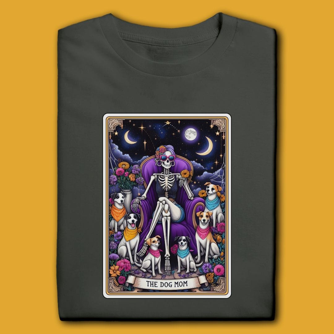 Printify T-Shirt The Dog Mom T-Shirt