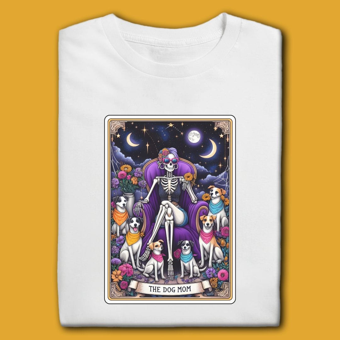 Printify T-Shirt The Dog Mom T-Shirt