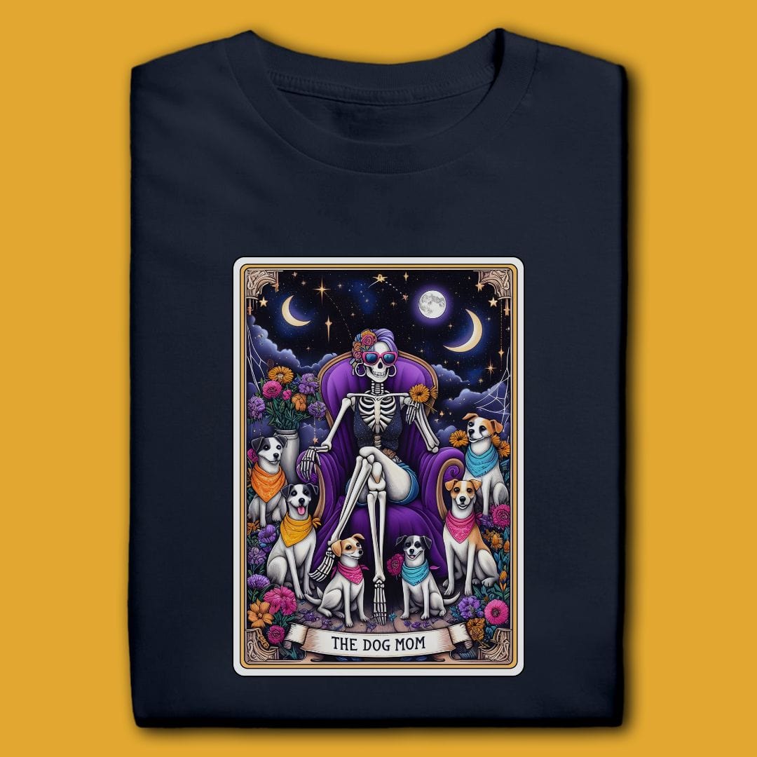 Printify T-Shirt The Dog Mom T-Shirt