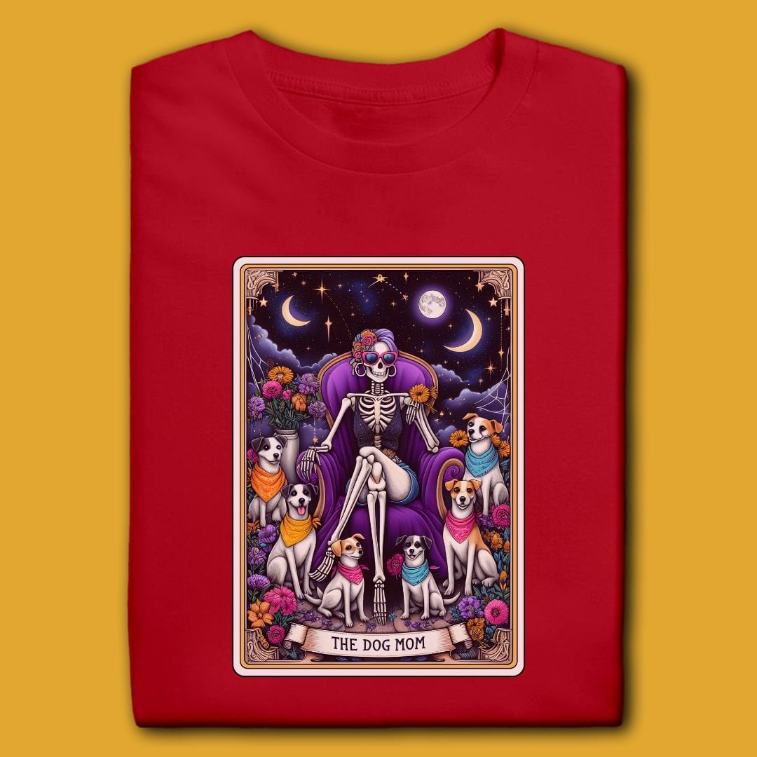 Printify T-Shirt The Dog Mom T-Shirt