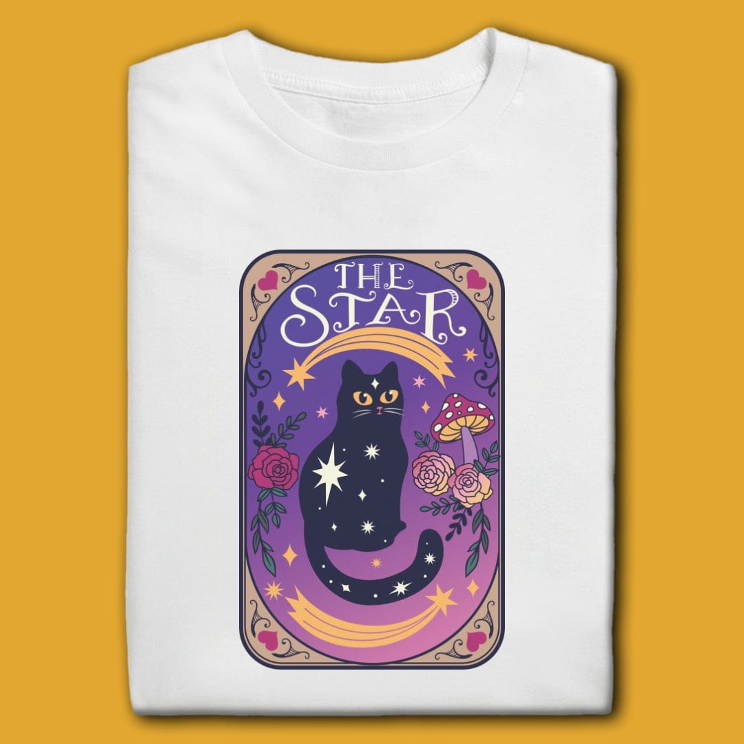 Printify T-Shirt The Star Cat T-Shirt