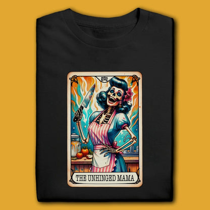Printify T-Shirt Black / S The Unhinged Mama T-Shirt