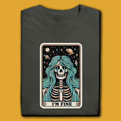 Printify T-Shirt I'm Fine T-Shirt