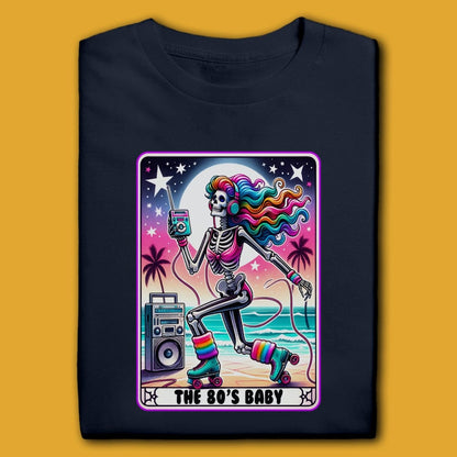 Printify T-Shirt Navy / S The 80's Baby T-Shirt