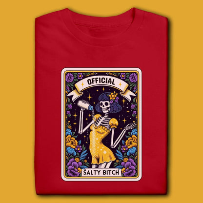 Printify T-Shirt Red / M Official Salty Bitch T-Shirt