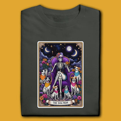 Printify T-Shirt The Dog Mom T-Shirt