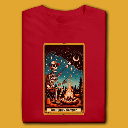 Printify T-Shirt The Happy Camper T-Shirt