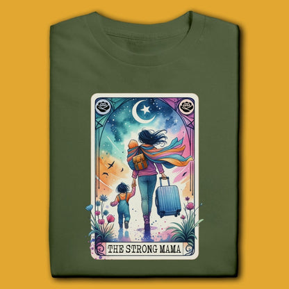 Printify T-Shirt The Strong Mama T-Shirt